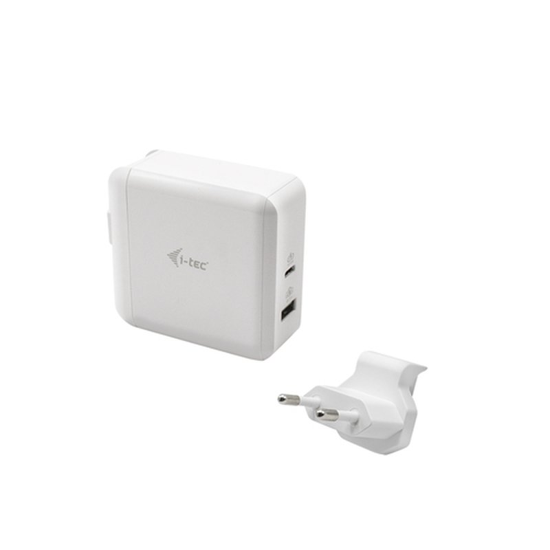 i-tec USB-C Travel Charger 60W + USB-A Port 18W i-tec USB-C Travel Charger 60W + USB-A Port 18W