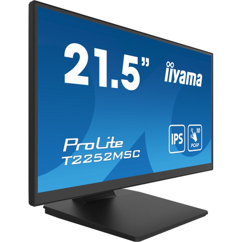 iiyama ProLite T2252MSC-B2AG pantalla para PC 54,6 cm (21.5") 1920 x 1080 Pixeles Full HD LCD Pantalla táctil Negro - Imagen 2