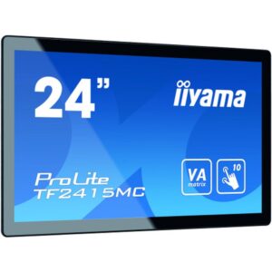 iiyama ProLite TF2415MC-B2 pantalla para PC 60,5 cm (23.8") 1920 x 1080 Pixeles Full HD VA Pantalla táctil Multi-usuario Negro