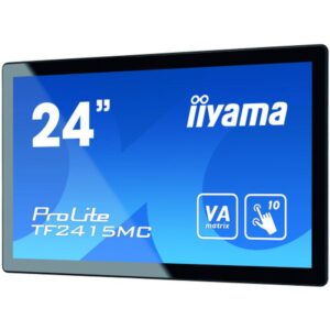 iiyama ProLite TF2415MC-B2 pantalla para PC 60,5 cm (23.8") 1920 x 1080 Pixeles Full HD VA Pantalla táctil Multi-usuario Negro