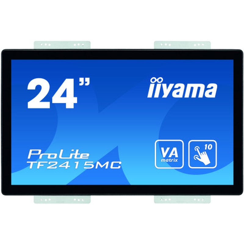 iiyama ProLite TF2415MC-B2 pantalla para PC 60,5 cm (23.8") 1920 x 1080 Pixeles Full HD VA Pantalla táctil Multi-usuario Negro - Imagen 2