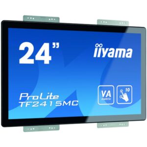 iiyama ProLite TF2415MC-B2 pantalla para PC 60,5 cm (23.8") 1920 x 1080 Pixeles Full HD VA Pantalla táctil Multi-usuario Negro