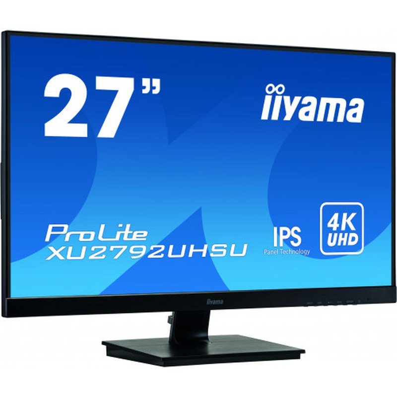 iiyama ProLite XU2792UHSU-B1 LED display 68,6 cm (27") 3840 x 2160 Pixeles 4K Ultra HD Negro - Imagen 2