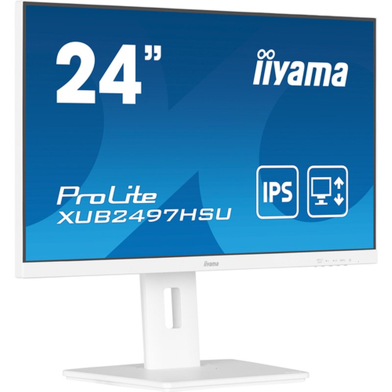 iiyama ProLite XUB2497HSU-W2 pantalla para PC 60,5 cm (23.8") 1920 x 1080 Pixeles Full HD LED Blanco - Imagen 3