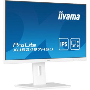 iiyama ProLite XUB2497HSU-W2 pantalla para PC 60,5 cm (23.8") 1920 x 1080 Pixeles Full HD LED Blanco