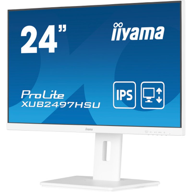 iiyama ProLite XUB2497HSU-W2 pantalla para PC 60,5 cm (23.8") 1920 x 1080 Pixeles Full HD LED Blanco - Imagen 5
