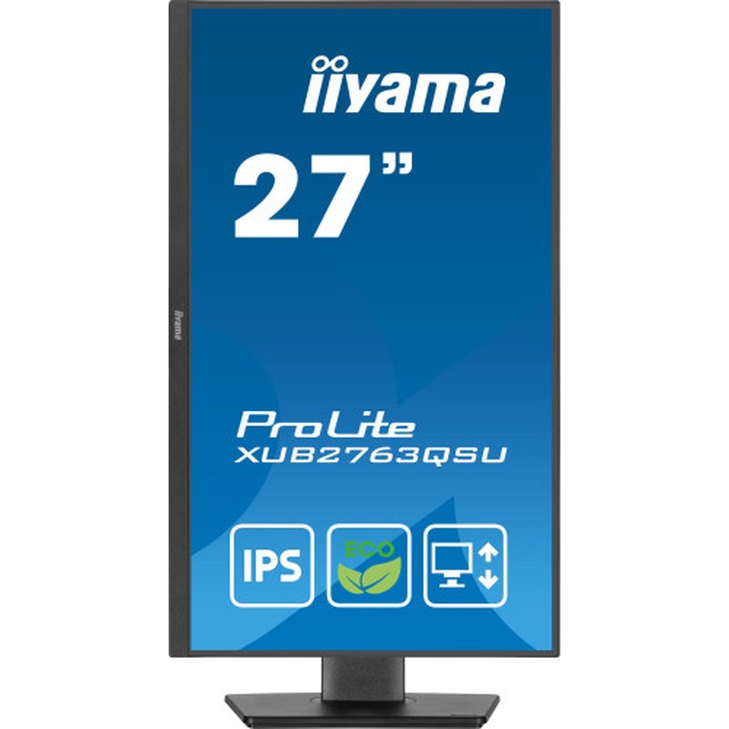 iiyama ProLite XUB2763QSU-B1 pantalla para PC 68,6 cm (27") 2560 x 1440 Pixeles Full HD LED Negro - Imagen 10