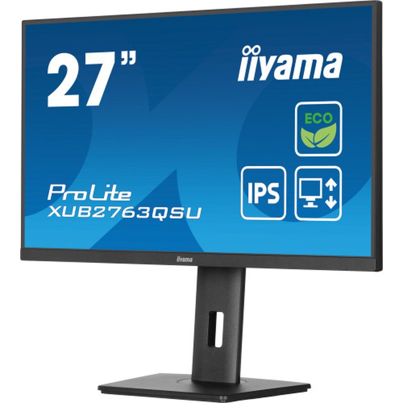 iiyama ProLite XUB2763QSU-B1 pantalla para PC 68,6 cm (27") 2560 x 1440 Pixeles Full HD LED Negro - Imagen 5