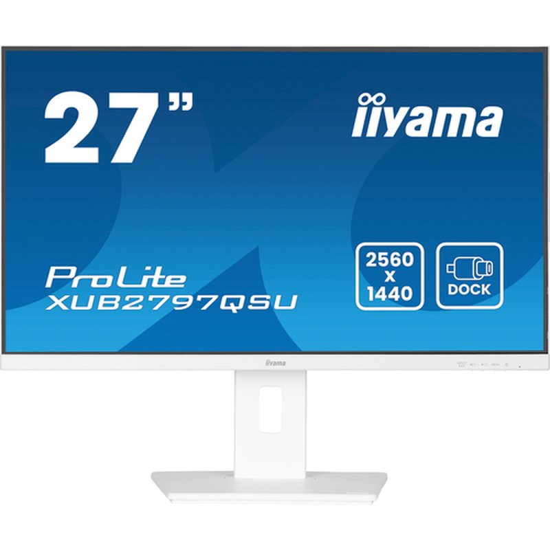 iiyama ProLite XUB2797QSU-W2 pantalla para PC 68,6 cm (27") 2560 x 1440 Pixeles Quad HD LED Blanco