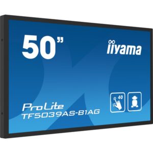 iiyama TF5039AS-B1AG pantalla de señalización Pantalla plana para señalización digital 125,7 cm (49.5") LED 500 cd / m² 4K Ultra HD Negro Pantalla táctil Procesador incorporado Android 24/7 iiyama TF5039AS-B1AG pantalla de señalización Pantalla plana para señalización digital 125,7 cm (49.5") LED 500 cd / m² 4K Ultra HD Negro Pantalla táctil Procesador incorporado Android 24/7