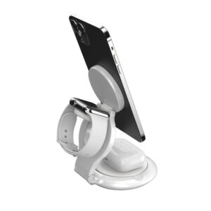 j5create JUPW3415-N cargador de dispositivo móvil Reloj inteligente, Auriculares, Smartphone Blanco USB Cargador inalámbrico Carga rápida Interior j5create JUPW3415-N cargador de dispositivo móvil Reloj inteligente, Auriculares, Smartphone Blanco USB Cargador inalámbrico Carga rápida Interior
