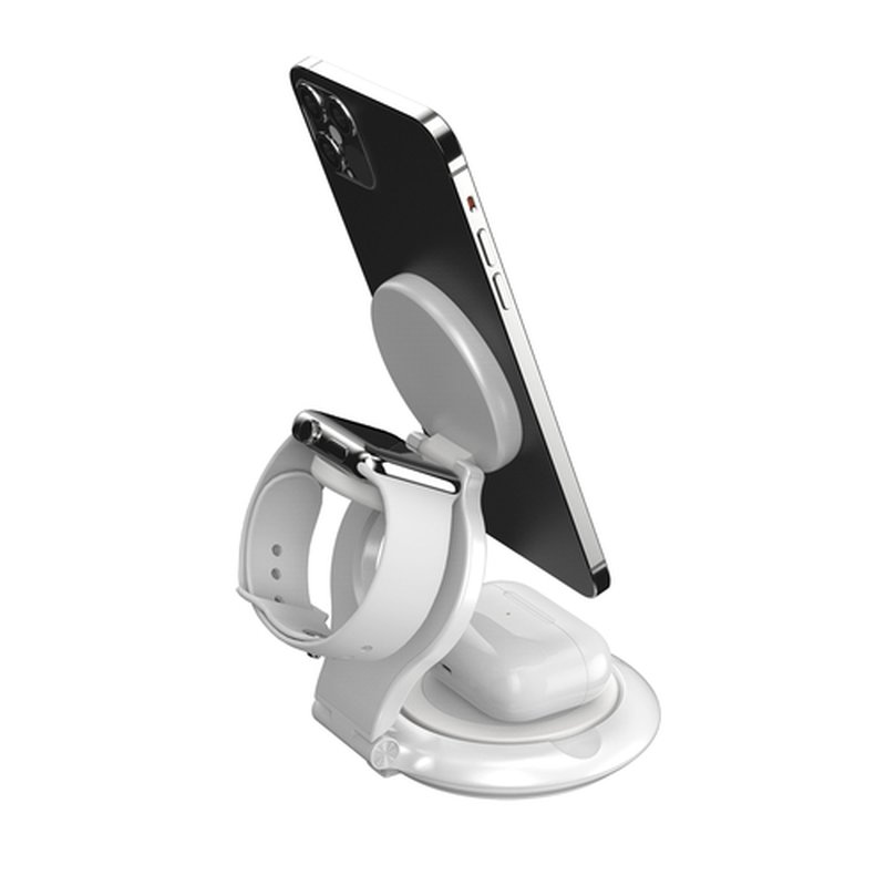 j5create JUPW3415-N cargador de dispositivo móvil Reloj inteligente, Auriculares, Smartphone Blanco USB Cargador inalámbrico Carga rápida Interior j5create JUPW3415-N cargador de dispositivo móvil Reloj inteligente, Auriculares, Smartphone Blanco USB Cargador inalámbrico Carga rápida Interior - Imagen 3