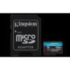 Kingston Technology Tarjeta microSDXC Canvas Go Plus Gen4 de 128 GB, 200 MB/s, A2 U3 V30 y adaptador