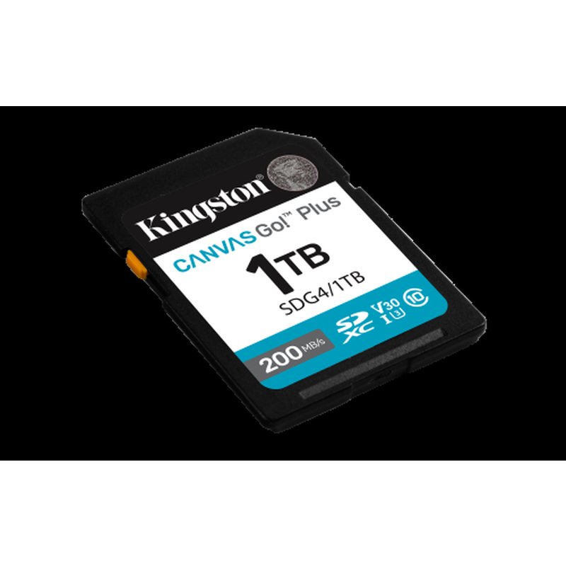 Kingston Technology 1TB SDXC Canvas Go Plus Gen4 200MB/s C10 UHS-I U3 V30 Kingston Technology 1TB SDXC Canvas Go Plus Gen4 200MB/s C10 UHS-I U3 V30 - Imagen 2