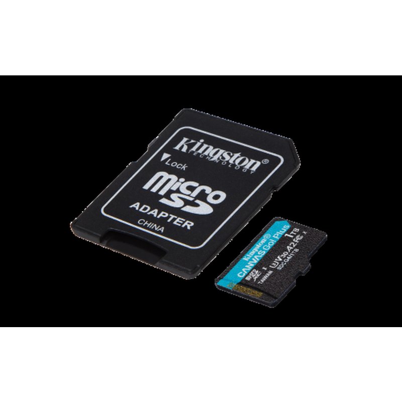 Kingston Technology Tarjeta microSDXC Canvas Go Plus Gen4 de 1 TB, 200 MB/s, A2 U3 V30 y adaptador Kingston Technology Tarjeta microSDXC Canvas Go Plus Gen4 de 1 TB, 200 MB/s, A2 U3 V30 y adaptador - Imagen 3