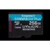 Kingston Technology 256 GB microSDXC Canvas Go Plus Gen4 200R A2 U3 Paquete individual sin ADP Kingston Technology 256 GB microSDXC Canvas Go Plus Gen4 200R A2 U3 Paquete individual sin ADP
