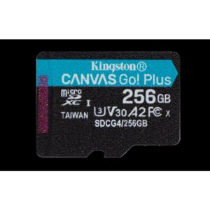 Kingston Technology 256 GB microSDXC Canvas Go Plus Gen4 200R A2 U3 Paquete individual sin ADP