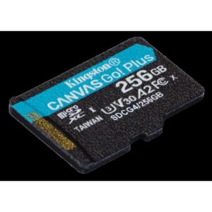 Alternative view of Kingston Technology 256 GB microSDXC Canvas Go Plus Gen4 200R A2 U3 Paquete individual sin ADP
