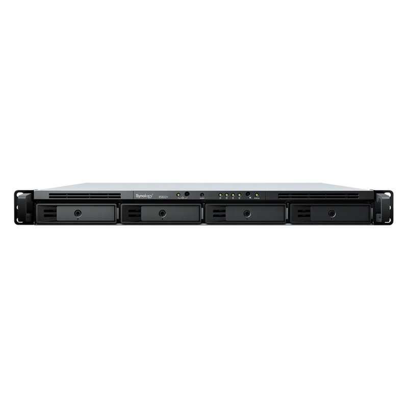 4Bay 1U Rack NAS QuadCore 2GB Ram 4x1GBe