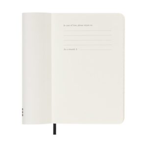 Alternative view of AGENDA 18M 2025-2026 SEMANAL P (9 X 14 CM) NEGRA TAPA BLANDA MOLESKINE DSB18WN2Y26