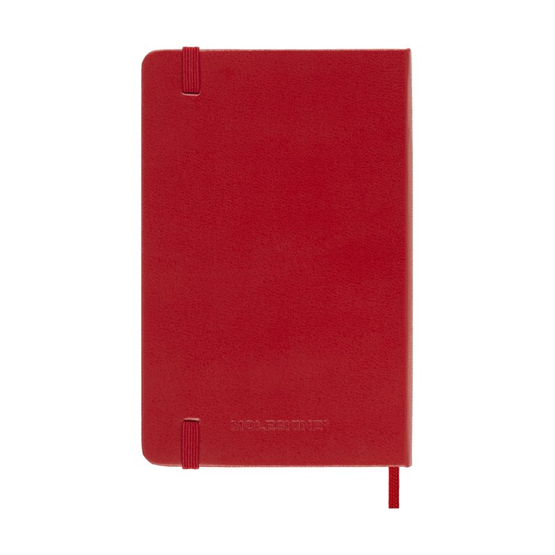AGENDA 18M 2025-2026 SEMANAL P (9 X 14 CM) ROJO TAPA DURA MOLESKINE DHF218WN2Y26 - Imagen 6