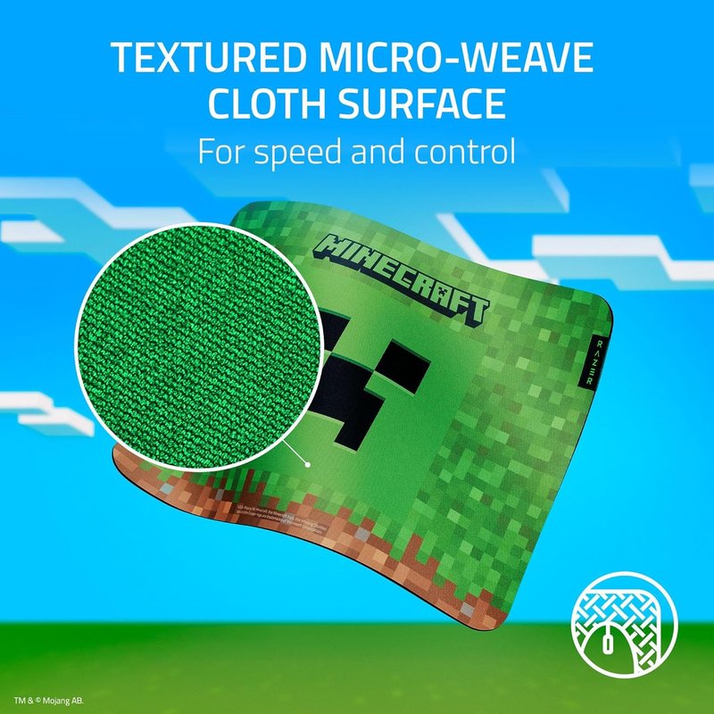 ALFOMBRILLA RAZER GIGANTUS V2 MEDIUM MINECRAFT EDIT. (RZ02-03333800-R3M1) ALFOMBRILLA RAZER GIGANTUS V2 MEDIUM MINECRAFT EDIT. (RZ02-03333800-R3M1) - Imagen 3