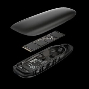 ASUS COBBLE Black (ESD-A1A/BLK) Caja externa para unidad de estado sólido (SSD) Negro M.2