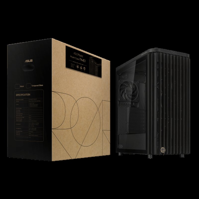 ASUS ProArt PA401 Wood TG PWM (Black) Torre Negro - Imagen 11