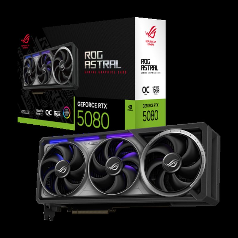 ASUS ROG Astral - -RTX5080-O16G-GAMING NVIDIA GeForce RTX 5080 16 GB GDDR7 - Imagen 13