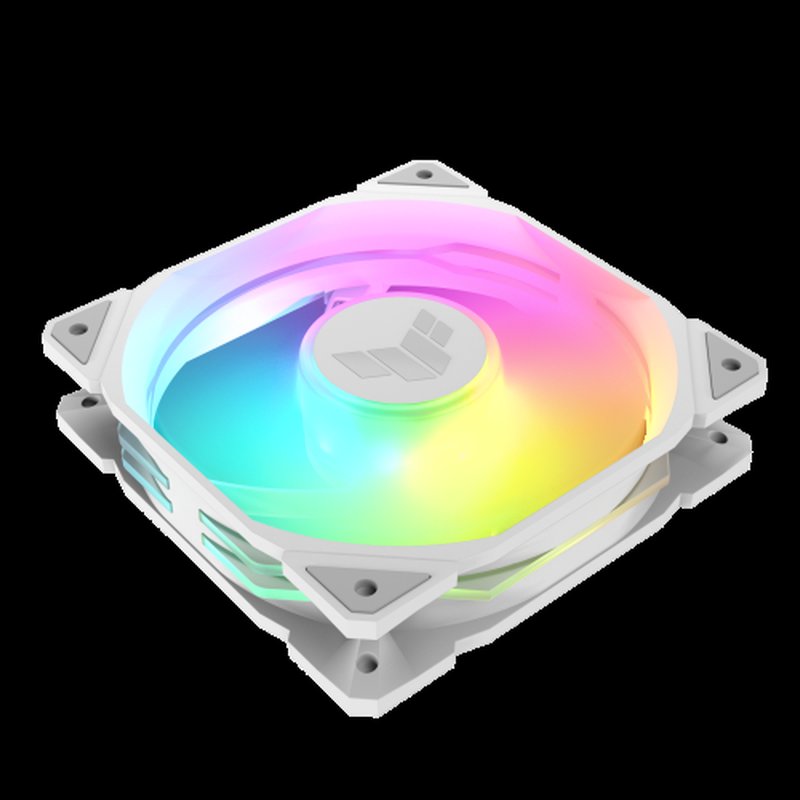 ASUS TUF GAMING TR120 ARGB REVERSE 1-pack White Carcasa del ordenador Refrigerador de aire 12 cm Blanco ASUS TUF GAMING TR120 ARGB REVERSE 1-pack White Carcasa del ordenador Refrigerador de aire 12 cm Blanco - Imagen 4