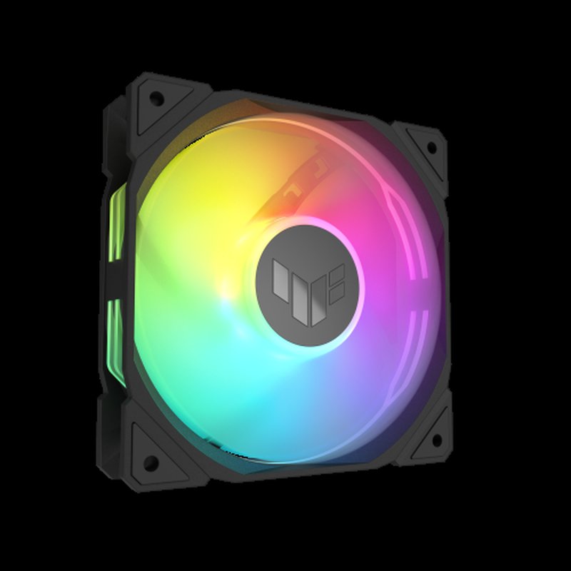 ASUS TUF Gaming TR120 ARGB Reverse Fan - Single Pack Carcasa del ordenador Ventilador 12 cm Negro - Imagen 3