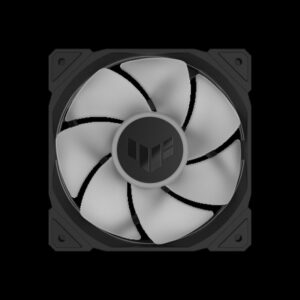 ASUS TUF Gaming TR120 ARGB Reverse Fan - Single Pack Carcasa del ordenador Ventilador 12 cm Negro