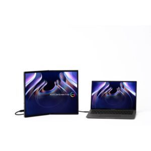 Alternative view of ASUS ZenScreen Fold OLED MQ17QH pantalla para PC 43,9 cm (17.3") 2560 x 1920 Pixeles Quad HD Plata