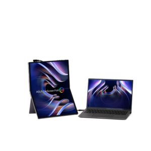 ASUS ZenScreen Fold OLED MQ17QH pantalla para PC 43,9 cm (17.3") 2560 x 1920 Pixeles Quad HD Plata