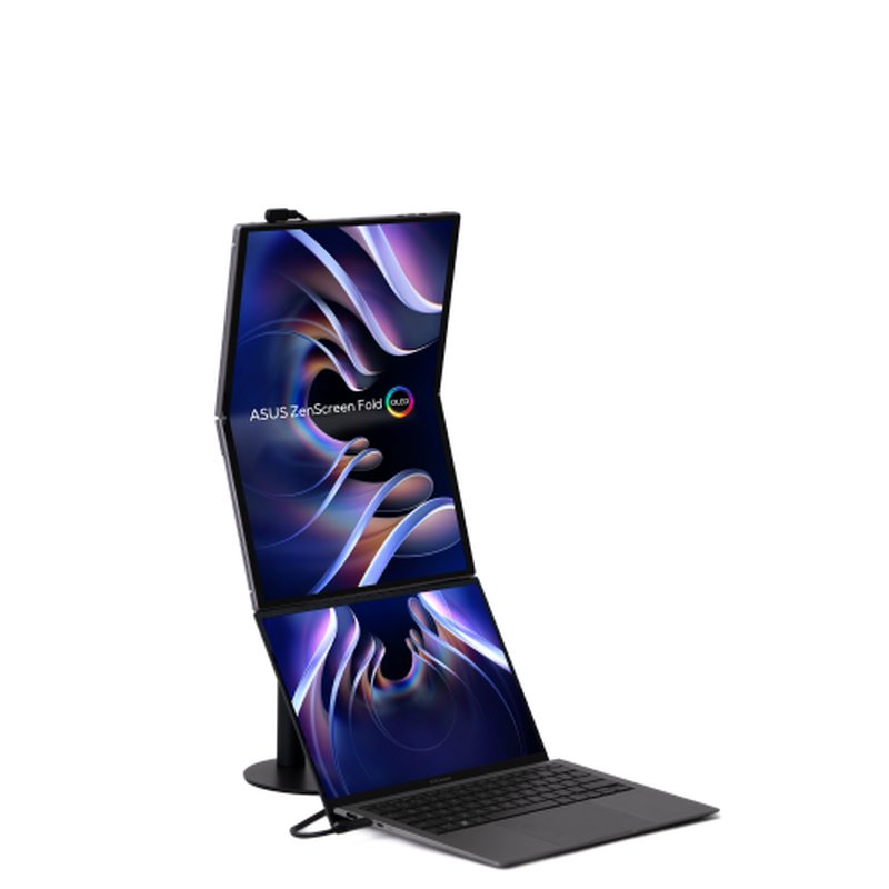 ASUS ZenScreen Fold OLED MQ17QH pantalla para PC 43,9 cm (17.3") 2560 x 1920 Pixeles Quad HD Plata - Imagen 6