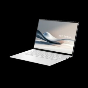 ASUS Zenbook S 16 OLED UM5606WA-RK370W Copilot+ PC - Ordenador Portátil 16" WQXGA+ 120Hz (AMD Ryzen AI 9 370, 32GB RAM, 2TB SSD, Radeon 890M, Windows 11 Home) Blanco Escandinavo - Teclado QWERTY español