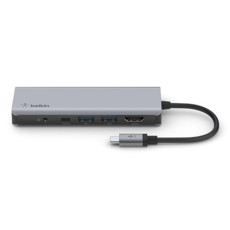 Belkin AVC009btSGY USB 3.2 Gen 1 (3.1 Gen 1) Type-C 5000 Mbit/s Plata - Imagen 4