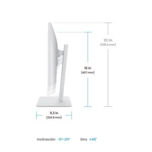 BenQ GW2786TC pantalla para PC 68,6 cm (27") 1920 x 1080 Pixeles Full HD Blanco