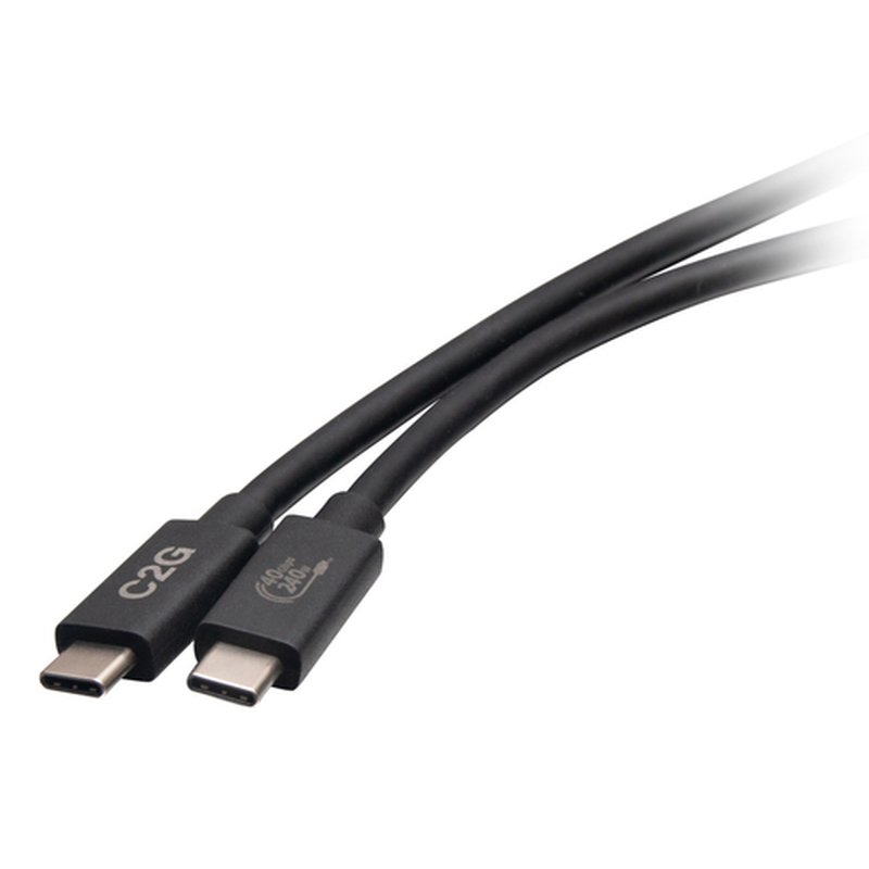 C2G C2G54552 cable USB USB4 Gen 2x2 1 m USB C Negro C2G C2G54552 cable USB USB4 Gen 2x2 1 m USB C Negro