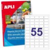 CAJA ETIQUETAS 100H APLI REMOVIBLES 36.8X23.8 55U