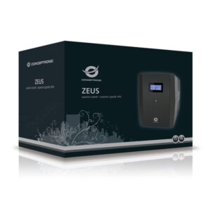 Conceptronic ZEUS03EM sistema de alimentación ininterrumpida (UPS) Línea interactiva 1,2 kVA 720 W 5 salidas AC