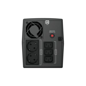 Conceptronic ZEUS03EM sistema de alimentación ininterrumpida (UPS) Línea interactiva 1,2 kVA 720 W 5 salidas AC