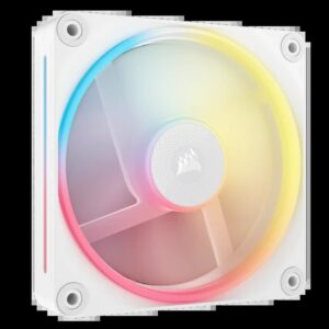 Corsair iCUE LINK LX120-R RGB Carcasa del ordenador Ventilador 12 cm Blanco 1 pieza(s)