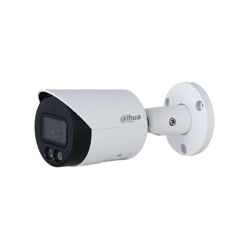 (DH-IPC-HFW2449SP-S-IL-0280B) DAHUA CÁMARA IP BULLET LITE WIZSENSE SERIE 2 4MP CON INTELIGENCIA ARTIFICIAL FULL-COLOR PAL LED IR & LUZ BLANCA 2.8MM 2ª GEN POE