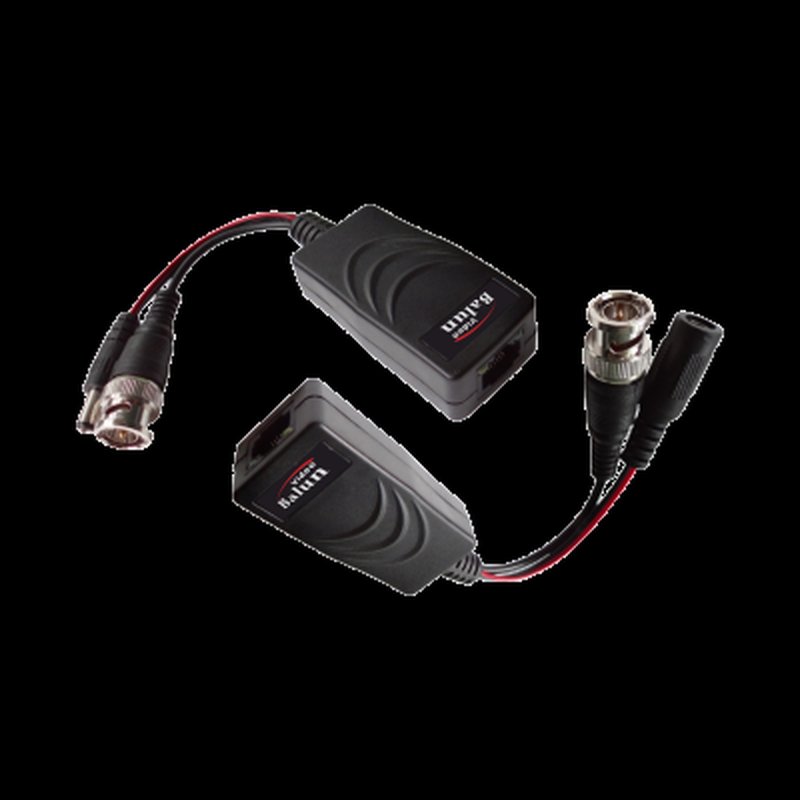 (DH-PFM802) DAHUA VIDEO BALUN PASIVO (PAREJA) TRANSMISOR DE DATOS Y ALIMENTACIÓN DE VIDEO 1 CANAL