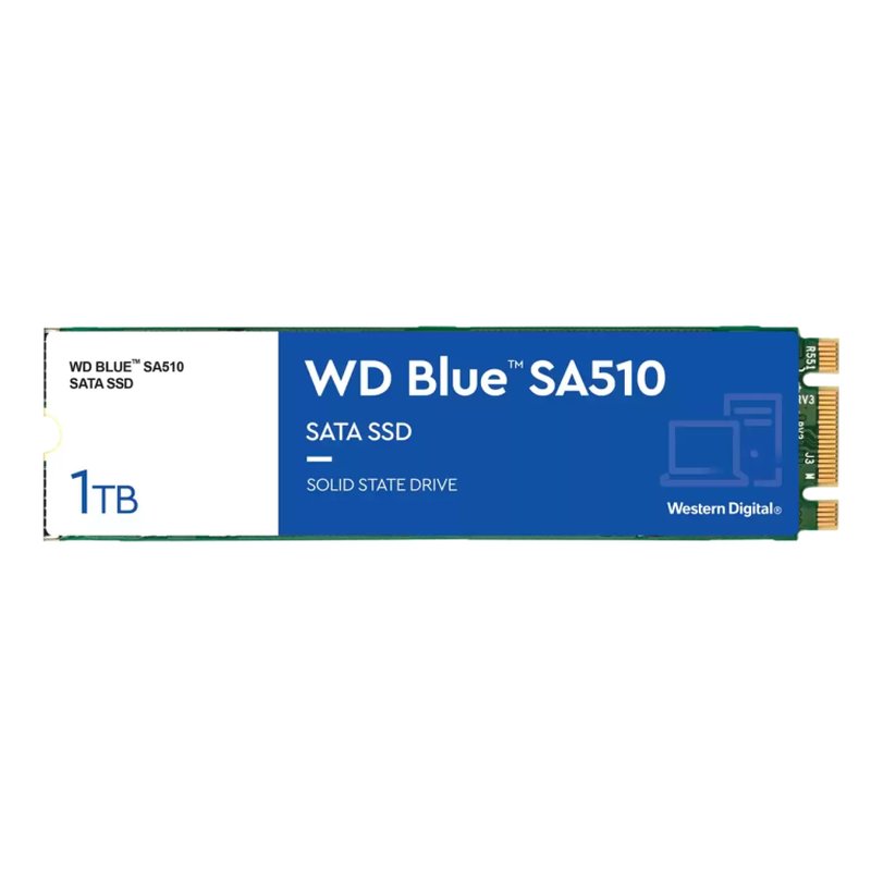 DISCO SSD M.2 1TB WESTERN BLUE SA510 2280 SATA6 DISCO SSD M.2 1TB WESTERN BLUE SA510 2280 SATA6