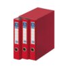 DOHE Modulo 3 archivadores lomo estrecho folio rojo