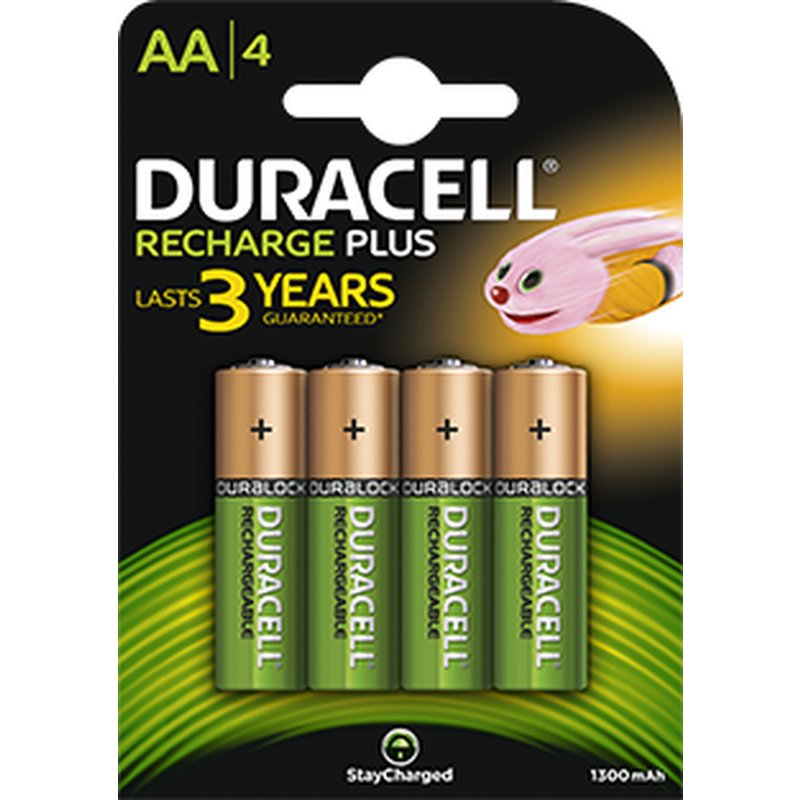 Duracell Rechargeable Plus AA Batería recargable Níquel-metal hidruro (NiMH)