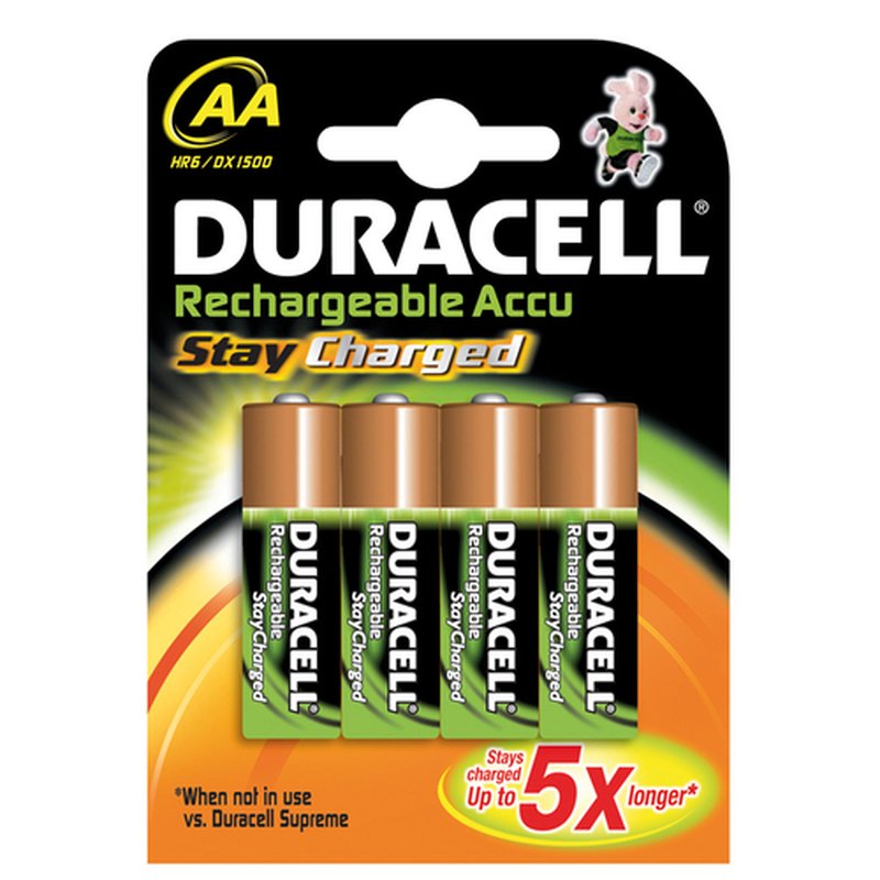 Duracell Stay Charged AA (4pcs) Batería recargable Níquel-metal hidruro (NiMH)