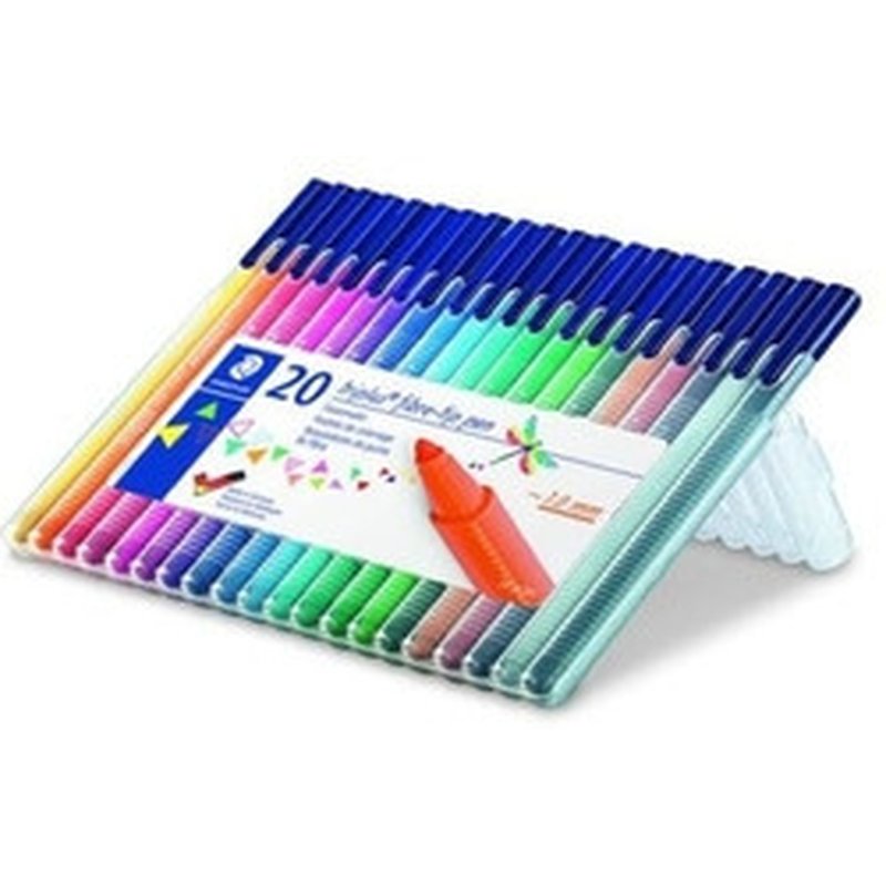 ESTUCHE 20 PIEZAS TRIPLUS COLOR 323 (14+6 DE REGALO)  SURTIDAS STAEDTLER 323 SB20P1 - Imagen 2